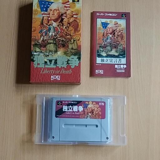 独立戦争　スーパーファミコンソフト美品 説明書+箱付