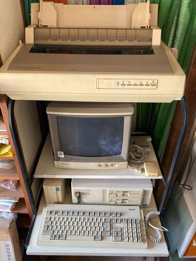 ★EPSON PC-286V★NEC PC-9800シリーズ互換機★全セット★ジャンク扱い★お引き取り限定★オブジェや展示などにも如何でしょうか★