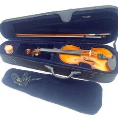 メンテ済み ドイツ製 1P垢虎 バイオリン Antonius Stradivarius モデル 分数 3/4 SUGITO弓 発表会 コンクールなど 高グレード中古バイオリン 全国発送対応 愛知県清須市より 名古屋市近郊 管理（カ）K7382