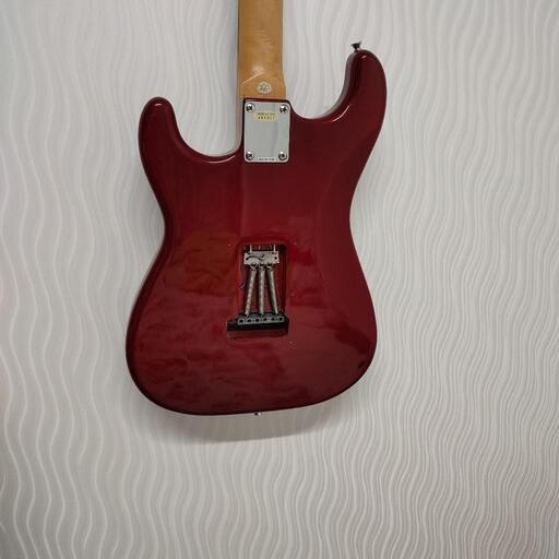 ☆程度良☆ カスタムストラト 赤色 エレキギター Fenderロゴ入り