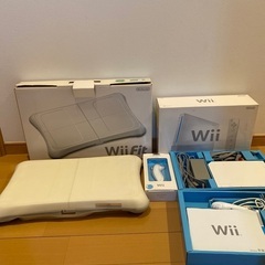 Wii本体＋Wii Fit＋ヌンチャク　差し上げます