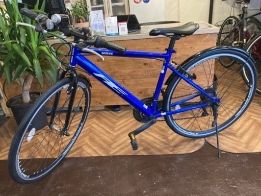 【タイヤ・チューブ新品！】700×28c 6段変速　自転車　ブルー タイヤ・チューブ新品！】700×28c 6段変速 自転車 ブルー