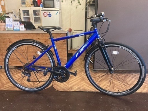 タイヤ・チューブ新品！】700×28c 6段変速 自転車 ブルー