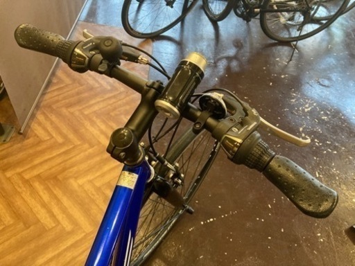 タイヤ・チューブ新品！】700×28c 6段変速 自転車 ブルー