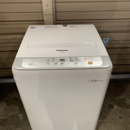 9/2 終IS 2017年製 洗濯機 Panasonic NA-F50B10 5.0㎏ 菊NS