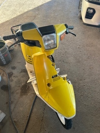 昭和スクーターYAMAHA ペリカンジョグ27V 黄色2スト原付スクーター