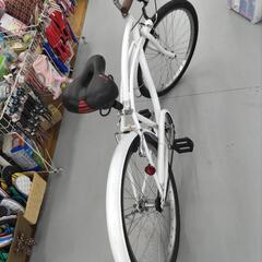 J030  ビーチクルーザー自転車  21technology  26インチ  ホワイト