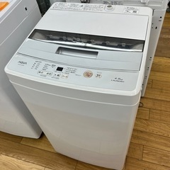 AQUA 全自動電気洗濯機 4.5kg 2019年製(ジ028)