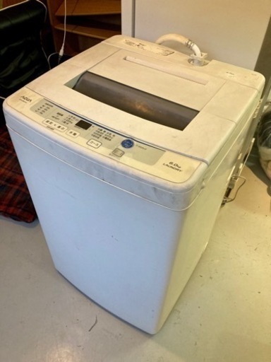 分解クリーニング済み 洗濯機 6kg AQUA AQW-S60E 2017年