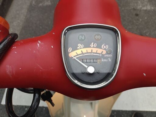リトルカブ 19800km（まだ増えます） C50 自家塗装 スノータイヤ