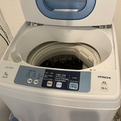 洗濯機　無料　HITACHI