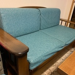 収納式ソファ　二脚
