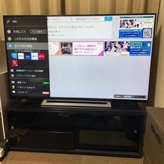テレビ　TOSHIBA REGZA 50インチ　テレビ台