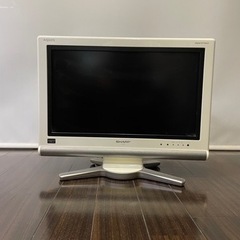 SHARP テレビ　白