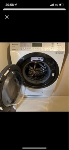 Panasonic NA-VX800AL-W ドラム式乾燥機付き洗濯機