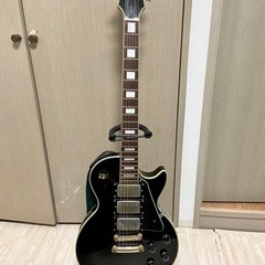 Epiphone レスポールギター(ブラック&ゴールド)
