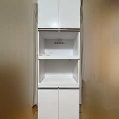 【美品】食器棚 キッチンラック ホワイト