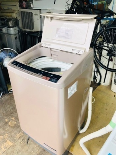 配送可能　日立 HITACHI BW-V100A N [ビートウォッシュ 全自動洗濯機 （10kg） シャンパン]