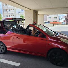 日産　マイクラC+C　オープンカー