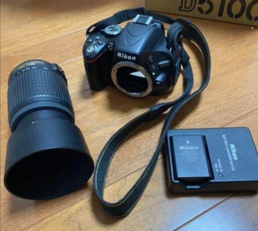Nikonカメラ D5100とレンズ18-55 ケース付き - 家具