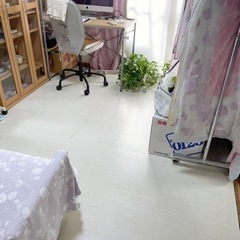 【超美品】和室6畳　ウッドカーペット white