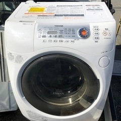配送可能【✨乾燥機能付き!!✨】TOSHIBA 9.0kg ドラム式洗濯機 TW-