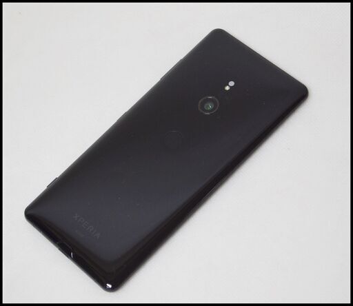 中古 SIMロック解除済 Xperia XZ3 SOV39 ブラック au 〇判定