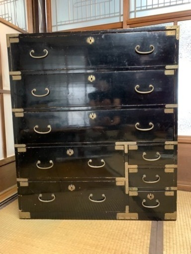 ●京都市内 直接取引限定●　◆時代箪笥◆　和箪笥　和タンス　時代家具　レトロ　（11）