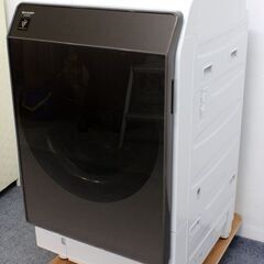 高年式!2023年製! SHARP シャープ ES-S7H-WL ドラム式 洗濯乾燥機 中古 