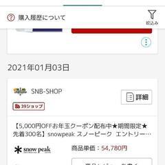 【値下げ¥40,000→¥30,000】snow peak エントリーパックTT　テント　タープ　セット