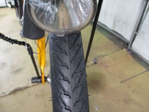 C147★￥9800スタート★整備済み 中古折りたたみ自転車 【FIAT　イエロー20インチ　かご付き　６段 】 C147☆￥9800スタート☆整備済み 中古折りたたみ自転車 【FIAT