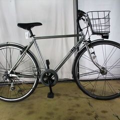 C150　限定特価　クロス整備済み★ブリヂストン　MARK　ROSA★ 中古自転車 【　シルバー　27インチ 】