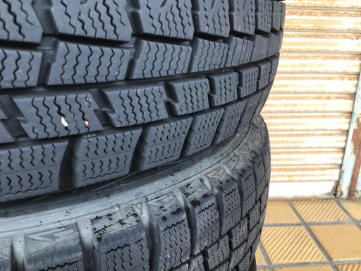 白 フリル付 綺麗!極上山!ダンロップ WINTER MAXX WM01!205/60R16