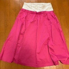 【Lサイズ】マタニティー　スカート　ピンク
