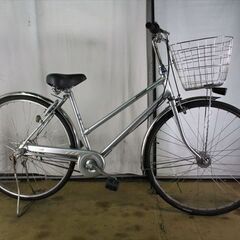 C154　限定特価　整備済み★ブリヂストン　シングルスター★ 中古自転車 【シルバー　27インチ 】