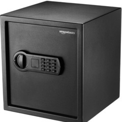 Amazonベーシック 金庫 家庭用 テンキー式 34L 33×...