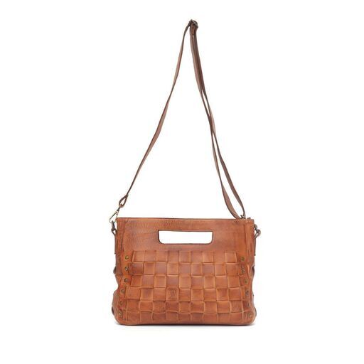 ワックス牛革ショルダーバッグ・ハンドバッグ・斜め掛け 2WAY Cow