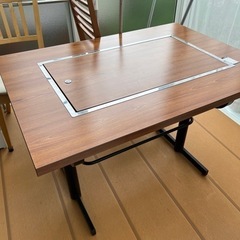 鉄板付きテーブルの中古が安い！激安で譲ります・無料であげます  