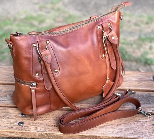牛革ショルダーバッグ・ハンドバッグ 2WAY Cow Leather Shoulder Bag / Hand Bag11