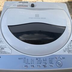 TOSHIBA 全自動洗濯機 5.0㎏ AW-5G6 2019年製 J08094
