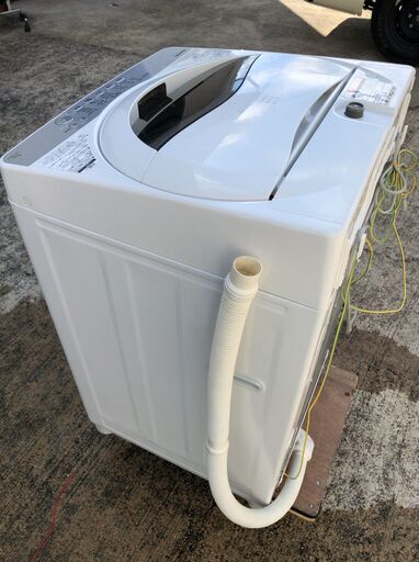 TOSHIBA 全自動洗濯機 5.0㎏ AW-5G6 2019年製 J08094