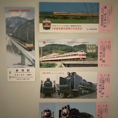 昭和の列車見本チケット