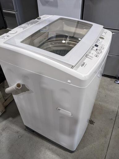 AQUA　8.0kg全自動洗濯機　AQW-GV80G 2020年製