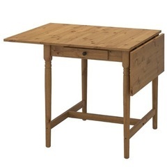 IKEA 折りたたみ伸長式テーブル 最大約120センチ