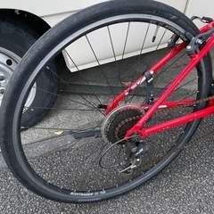 中古 クロスバイク TREK/トレック FX3 身長155-165cm 2017 定価7.9万円 レッド 700c 