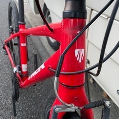 中古 クロスバイク TREK/トレック FX3 身長155-165cm 2017 定価7.9万円 レッド 700c 