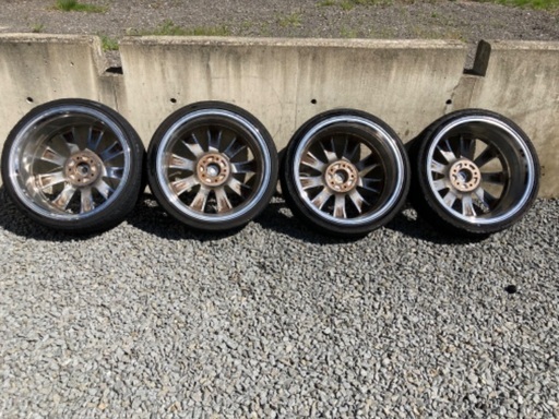 zea fn weds ウェッズ 19 インチ アルミ ホイール メッキ