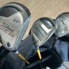 【受渡し者決定しました】テイラーメイド等 ゴルフセット(おまけ付き)