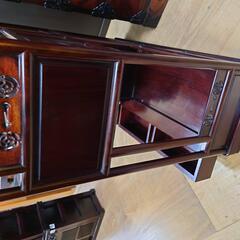 販売価格見直し済！【愛品倶楽部柏店】花梨材 飾り棚