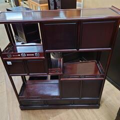 販売価格見直し済！【愛品倶楽部柏店】花梨材 飾り棚
